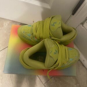 Puma Kids Neon Green Sneakers